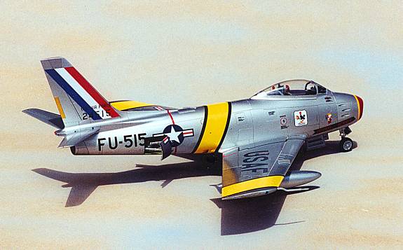F-86 Sabre starboard rear